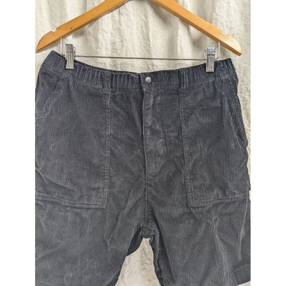 Ccs Men's Size Large Black Corduroy Shorts, 8" Inseam 3 Pockets 100% Cotton E10 — image 2 of 8